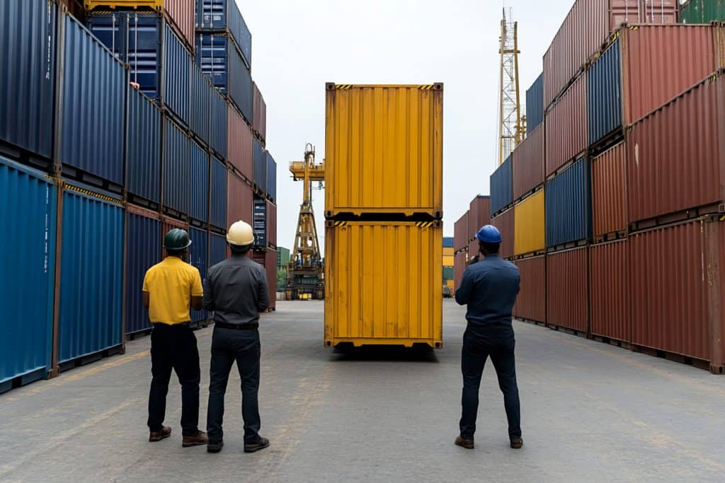 Textile image illustrating container loading & planning