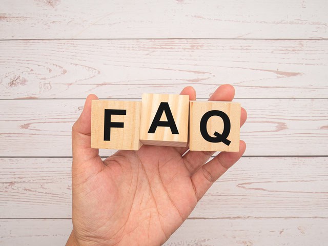 Textile image illustrating frequently asked questions (faq)