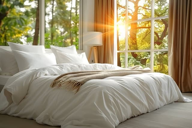 Visual chart showing international bedding sizes