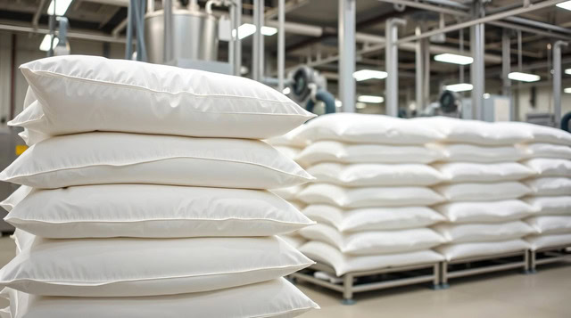 Textile image illustrating pillows (filled & oem options)