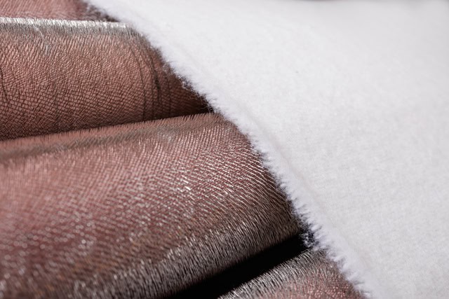 Textile image illustrating polyester wadding