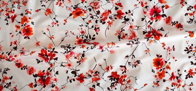 Textile image illustrating printed fabric