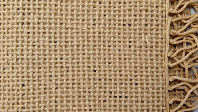 Textile image illustrating raw fabric (unbleached textile base)