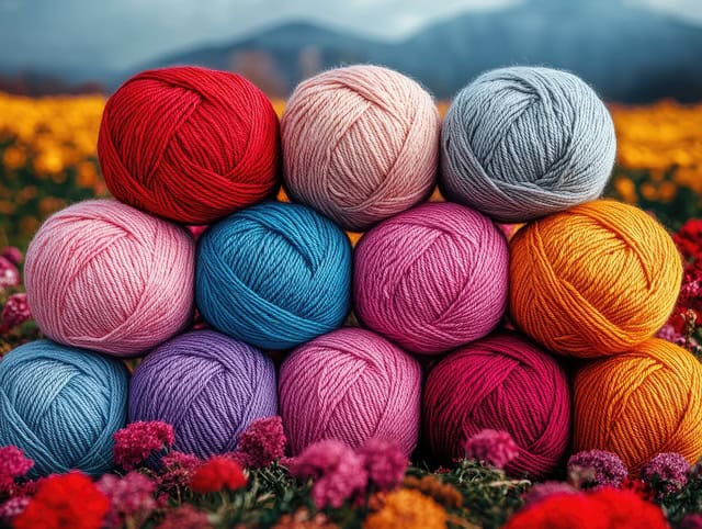 Textile image illustrating yarn supply program