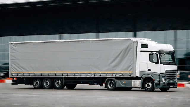 Truck With Canvas Roof