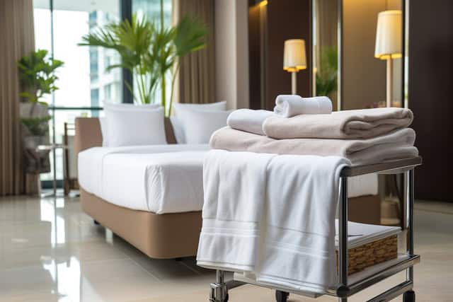 Complete hotel textile supply including towels bed linen and robes Pakistan